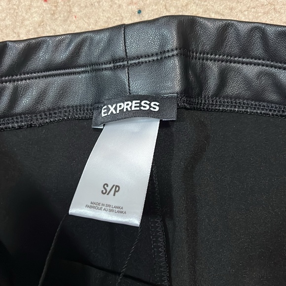 NWT FAUX LEATHER LEGGINGS! - Picture 3 of 3
